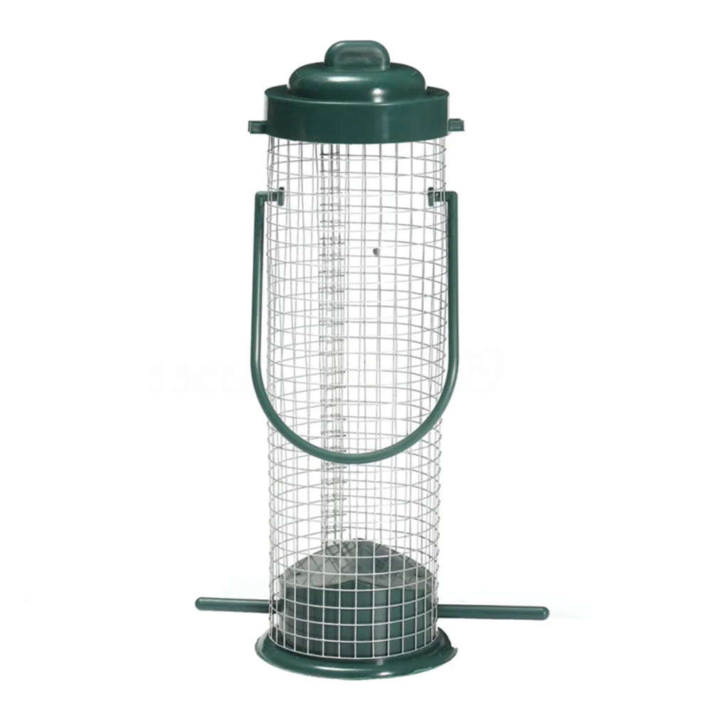 

Plastic Bird Feeder Transparent Window Hanging Tube For Parrots Durable Outdoor Garden Wildlife Feeding Station Tool Pcs