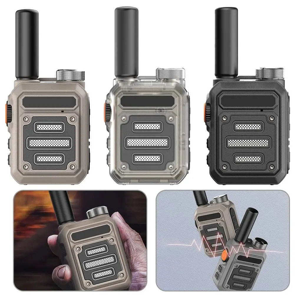 G63 Mini Walkie Talkie Portable Type-c Charging Walkie-talkies 5000mah Portable Radio For Outdoors U5q1