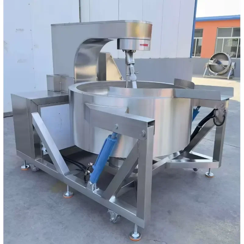 Electromagnetic Fully Automatic Planetary Mixing Pot Electromagnetic Heating Stirring Jacket Kettle Machine Induction Cooker