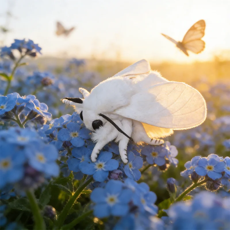 

Реалистичная плюшевая игрушка-белая мотылька, имитирующая паутинку, мягкая игрушка-бабочка, милая кукла для обнимания, подушка для сна, подарок для детей