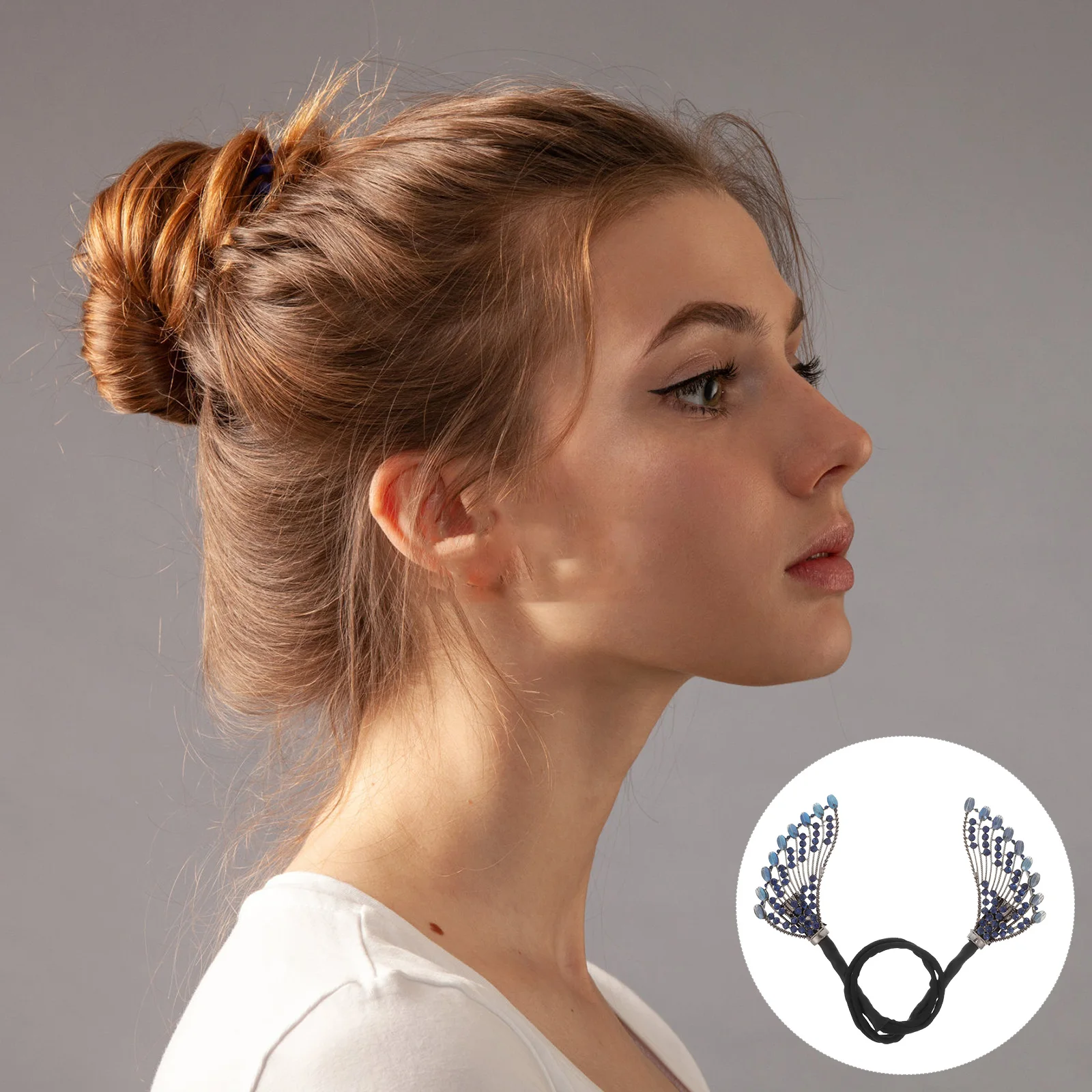 

Bun Maker Wing Design Easy Styling Accessories for Long Thick Bun Maker Hair Lazy Curler Buns Durable Hair Style