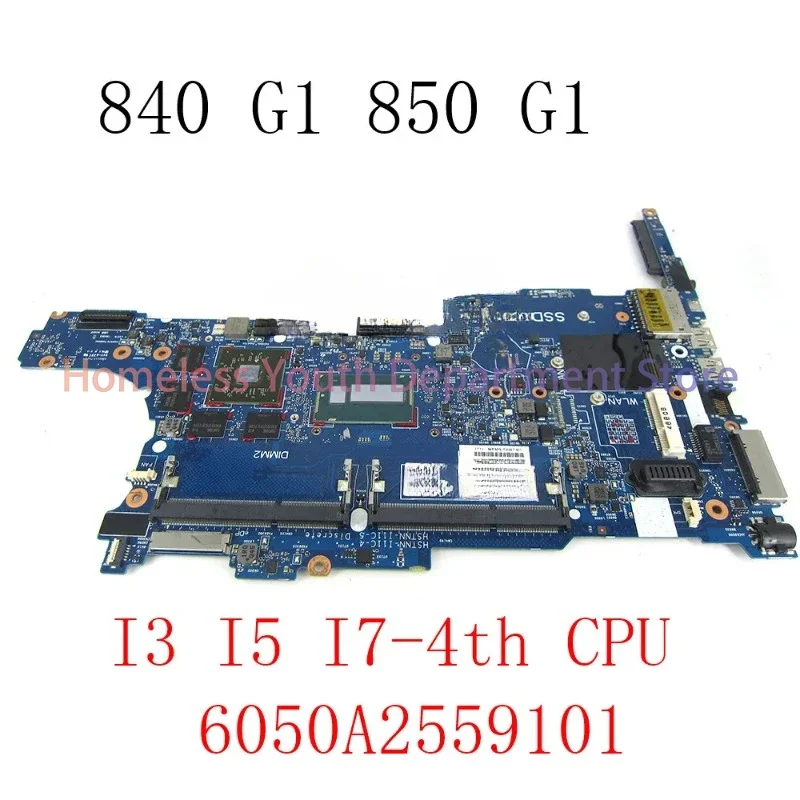 For HP Elitebook 840 850 G1 Zbook 14U G1 Laptop Motherboard i3 i5 i7 6050A2559101 730805-001 730804-001 802525-001 Mainboard