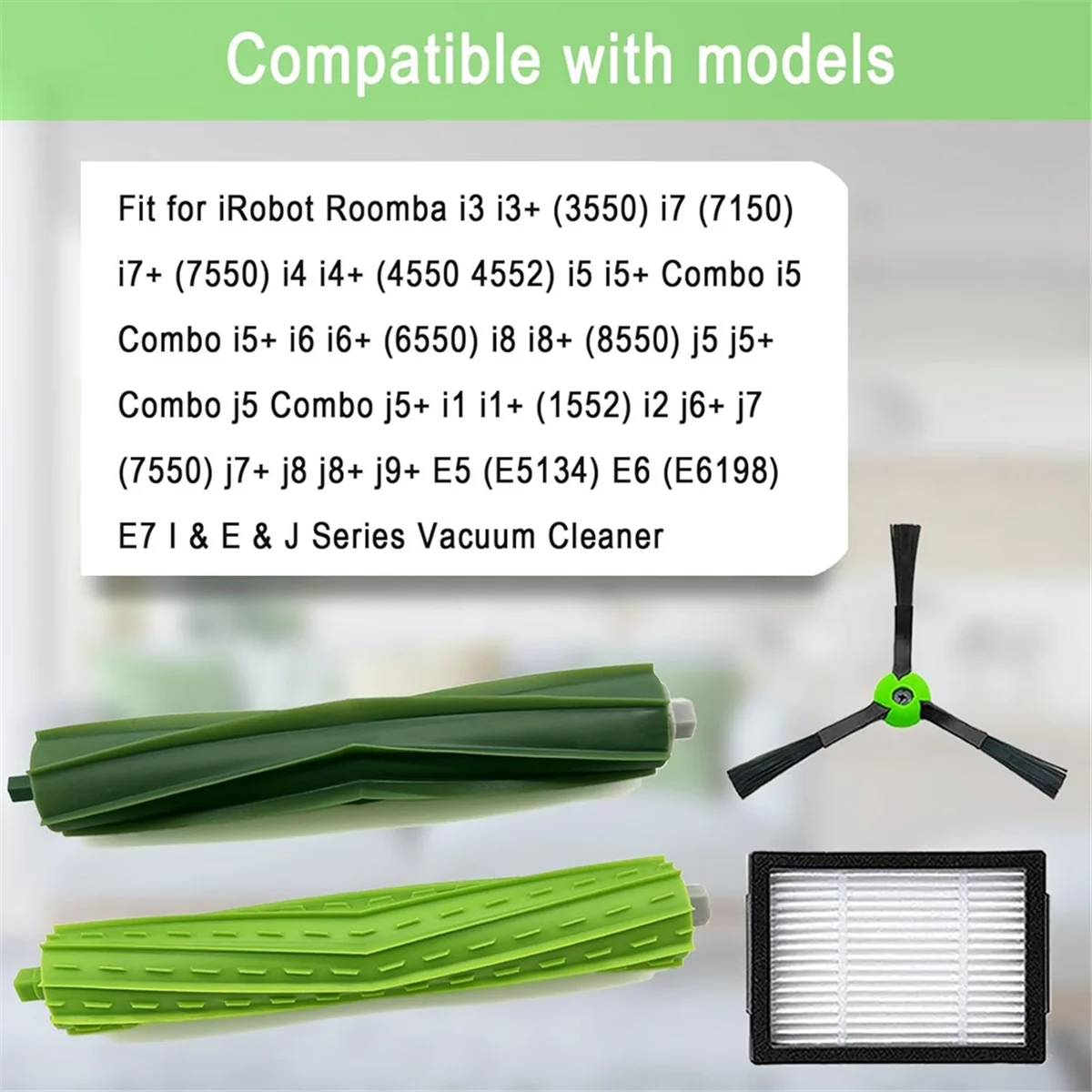 BFYL-For IRobot Roomba E5 E6 E7 I2 I3 I3+I4 I4+ I5 I5+ I6 I6+ I7 I7+ I8 I8+/Plus I1 E I J Series Robot Vacuum Parts