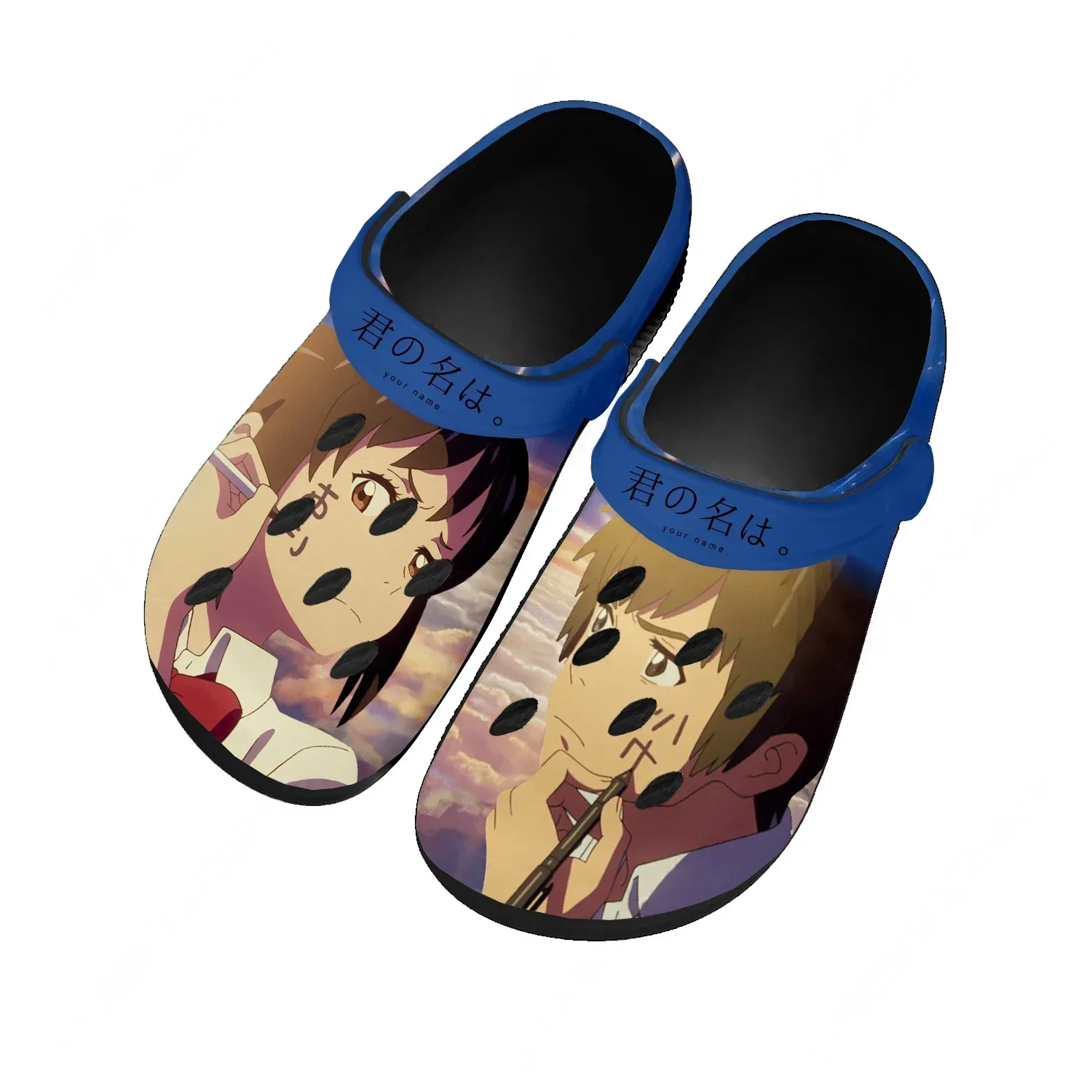 

Your Name Home Custom Sandals Women Teenager Fashion Water Shoe Hot Movies Garden Clog Breathable Comfort Beach Hole Slippers