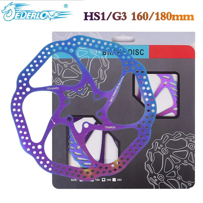 

2PC G3/HS1 Bicycle Brake Disc Rotor 160/180MM Rainbow Mountain bike Disc Brake Hydraulic For SM Sram parts with 6 Bolts