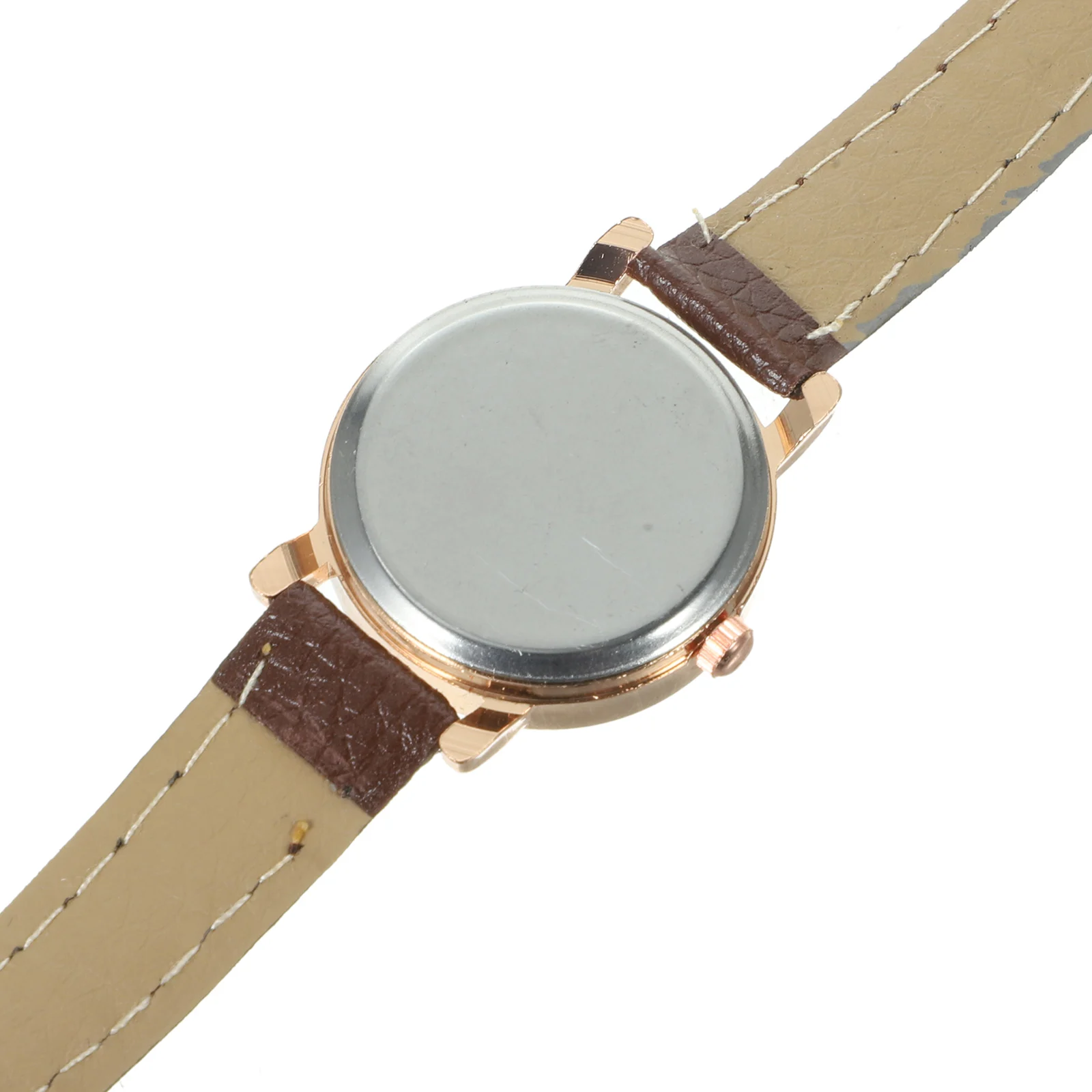 Women Watch Small Brown Wrist Ladies Girls Student Watches Quartz Straps Durable Soft Daily Wear Gifts