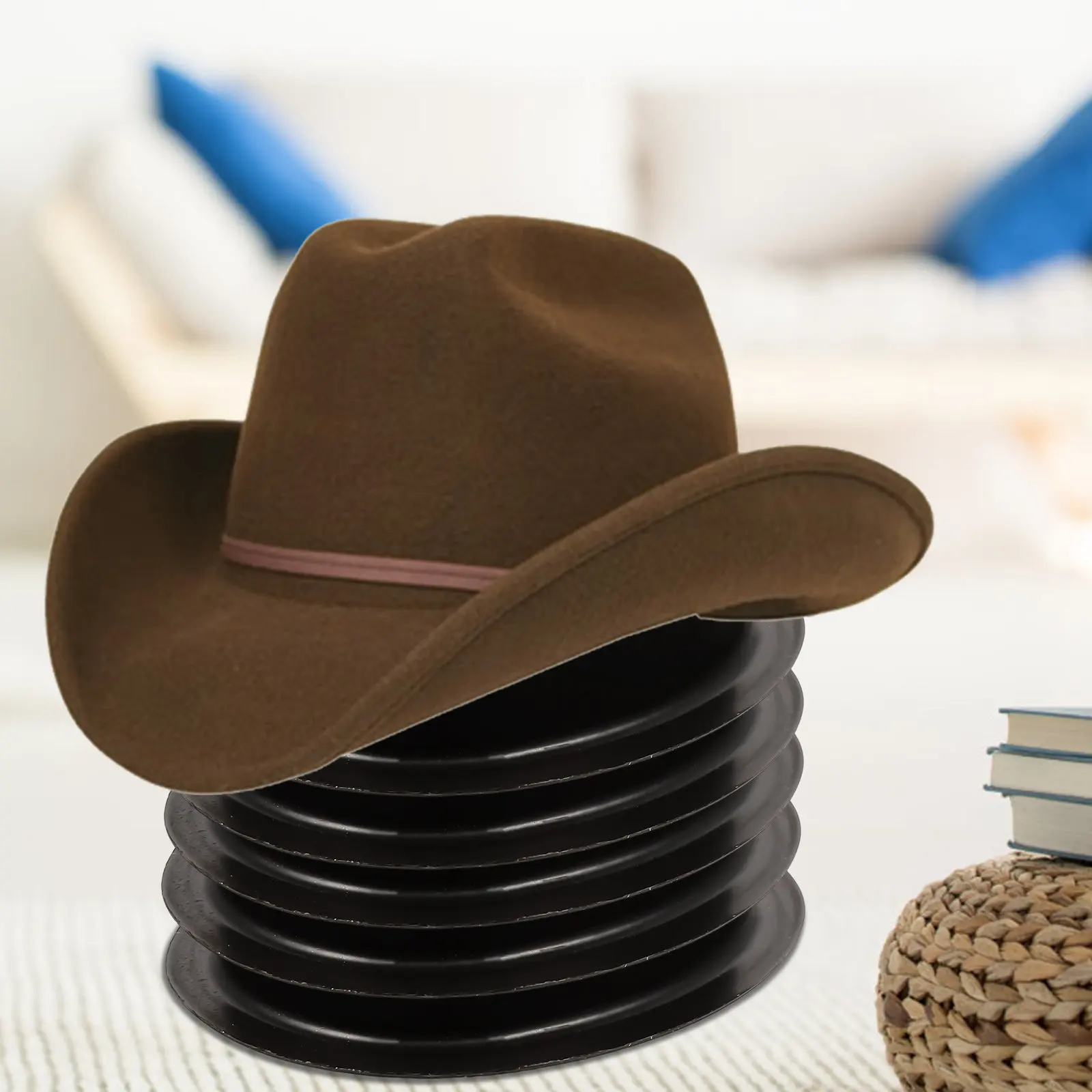 10Pcs Hat Support Stand Cowboy Hat Display Holder Lightweight Portable Rack for Storage Holder Stand