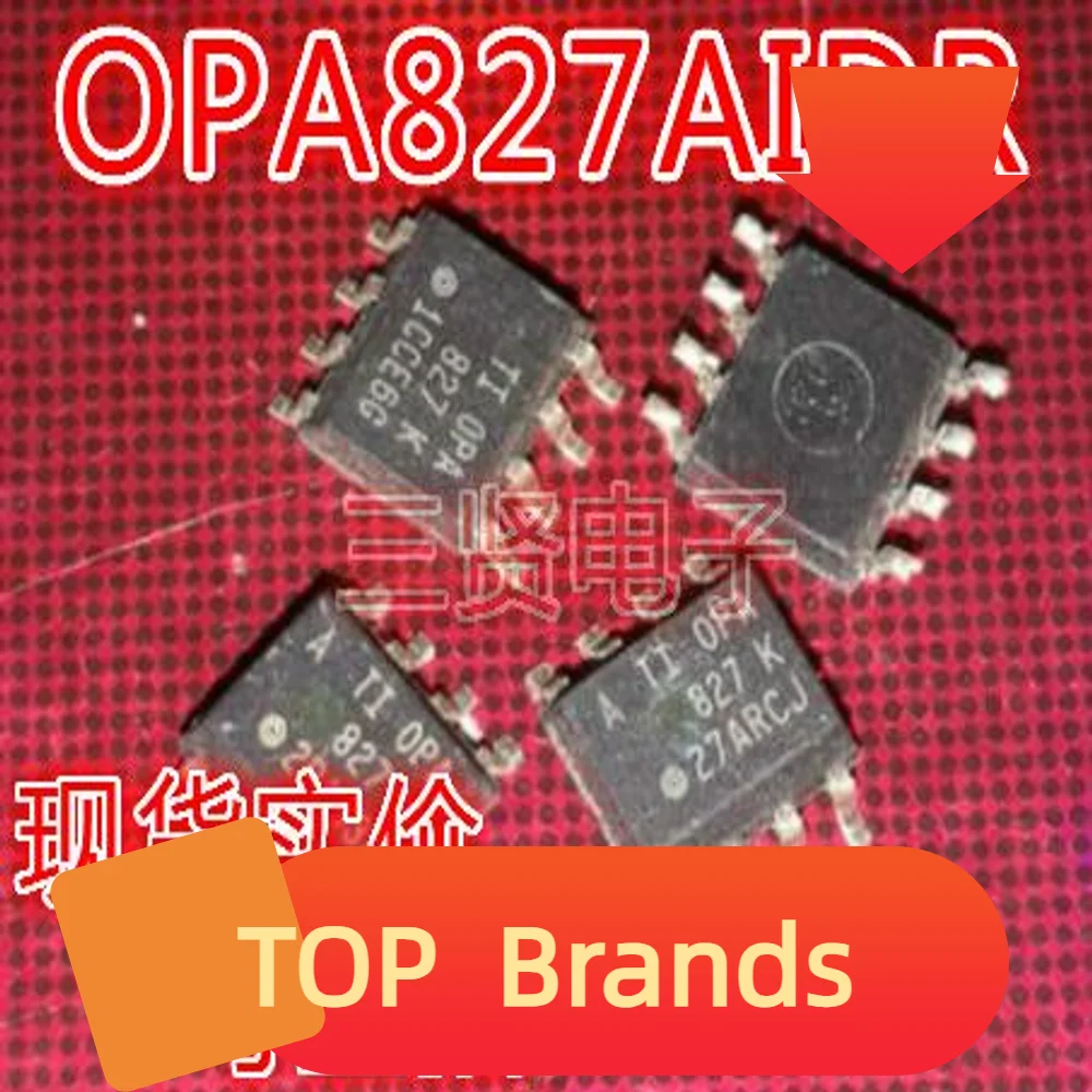 10 sztuk OPA827AIDR SOP-8 OPA827 IC Chipset nowy oryginalny