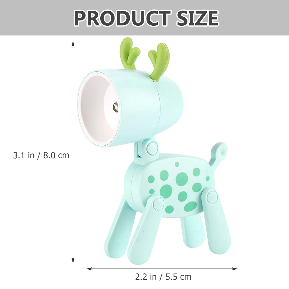 الغزلان ضوء الليل Led مصباح السرير الدافئ لديكور الغرفة الجمالية الكرتون الحيوان ضوء غرفة نوم ضوء الليل