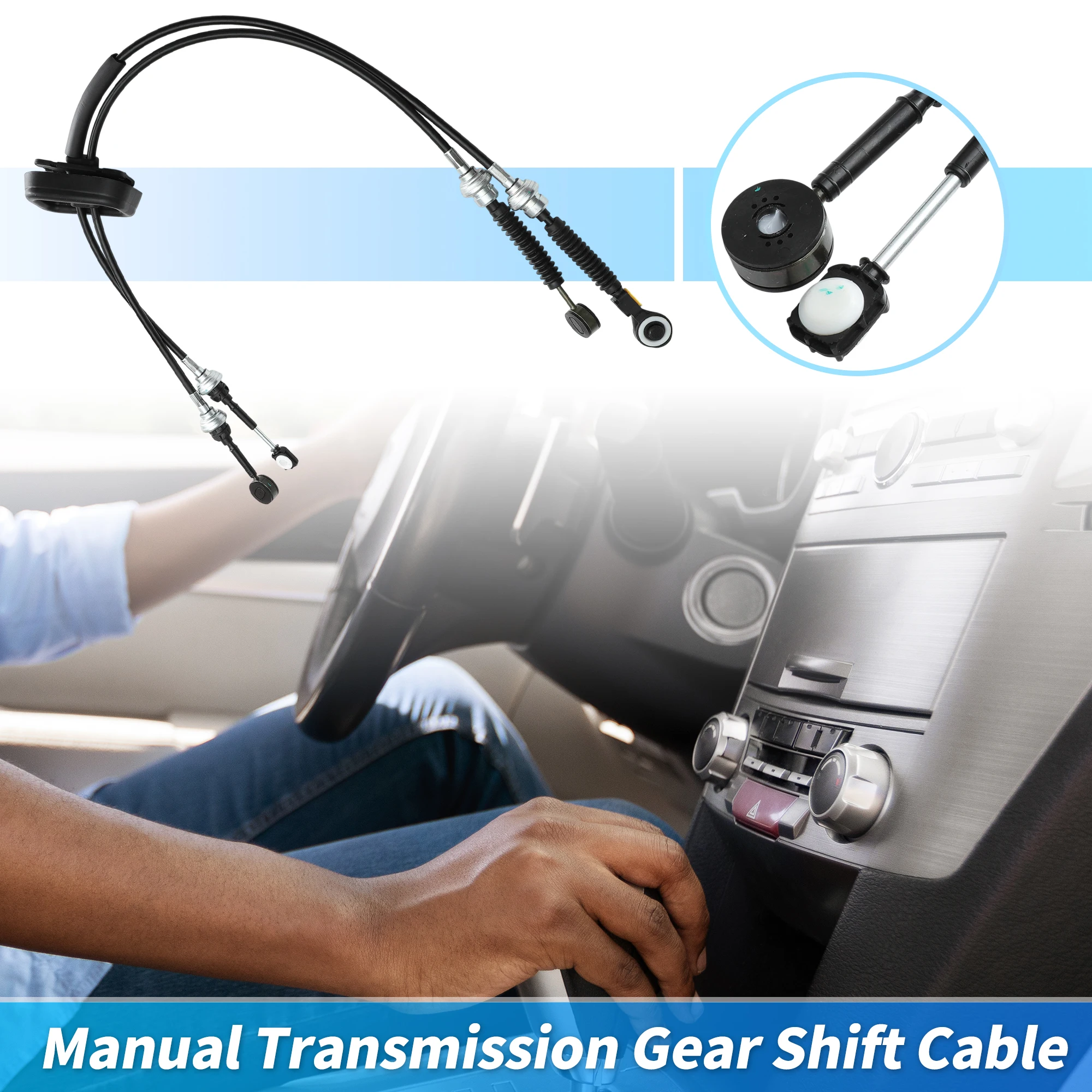 

Motoforti No.7701477672 Manual Tran Gear Shifter Cable for Renault for Vauxhall Vivaro