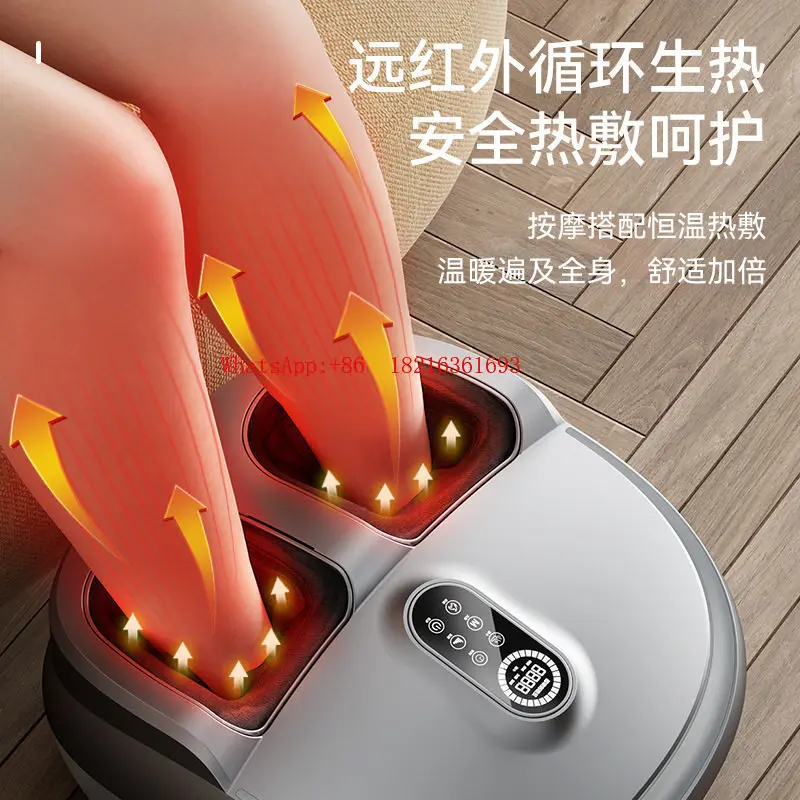 Foot Massager, Acupoint Kneading, Heating, Airbag, Fully Automatic Foot Therapy Machine, Household Electric Foot Press Machine