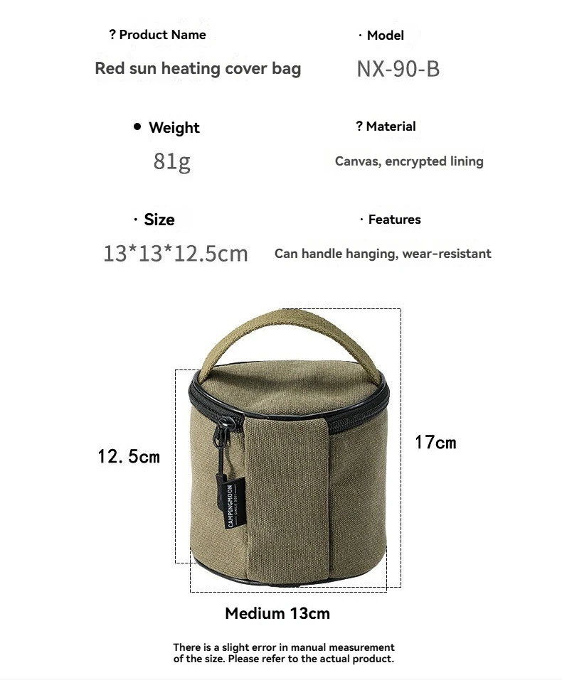 CAMPINGMOON NX-90 Camping-Heizofenabdeckung für Herbst und Winter, schnelle Außenheizung, Strahlungswärmeausrüstung – Detail 3