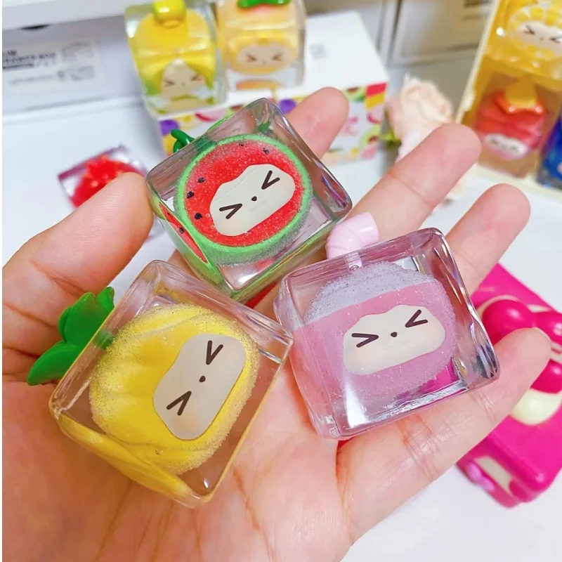 

Rabbit Kiki Fruit Ice Cubes Series Mini Blind Box Caixa Caja Dolls Mystery Box Gift Desktop Ornament Cartoon Model Mystery Toys