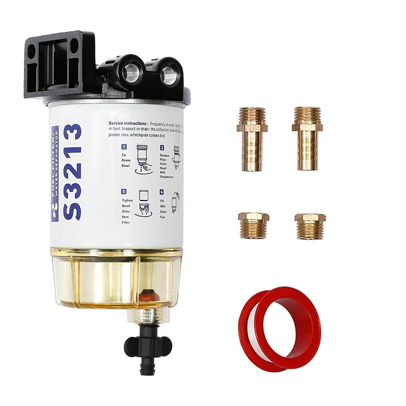 for Fuel Filter Water Separator Assembly Kit Fit for Marine Outboard Motor Mercury S3213