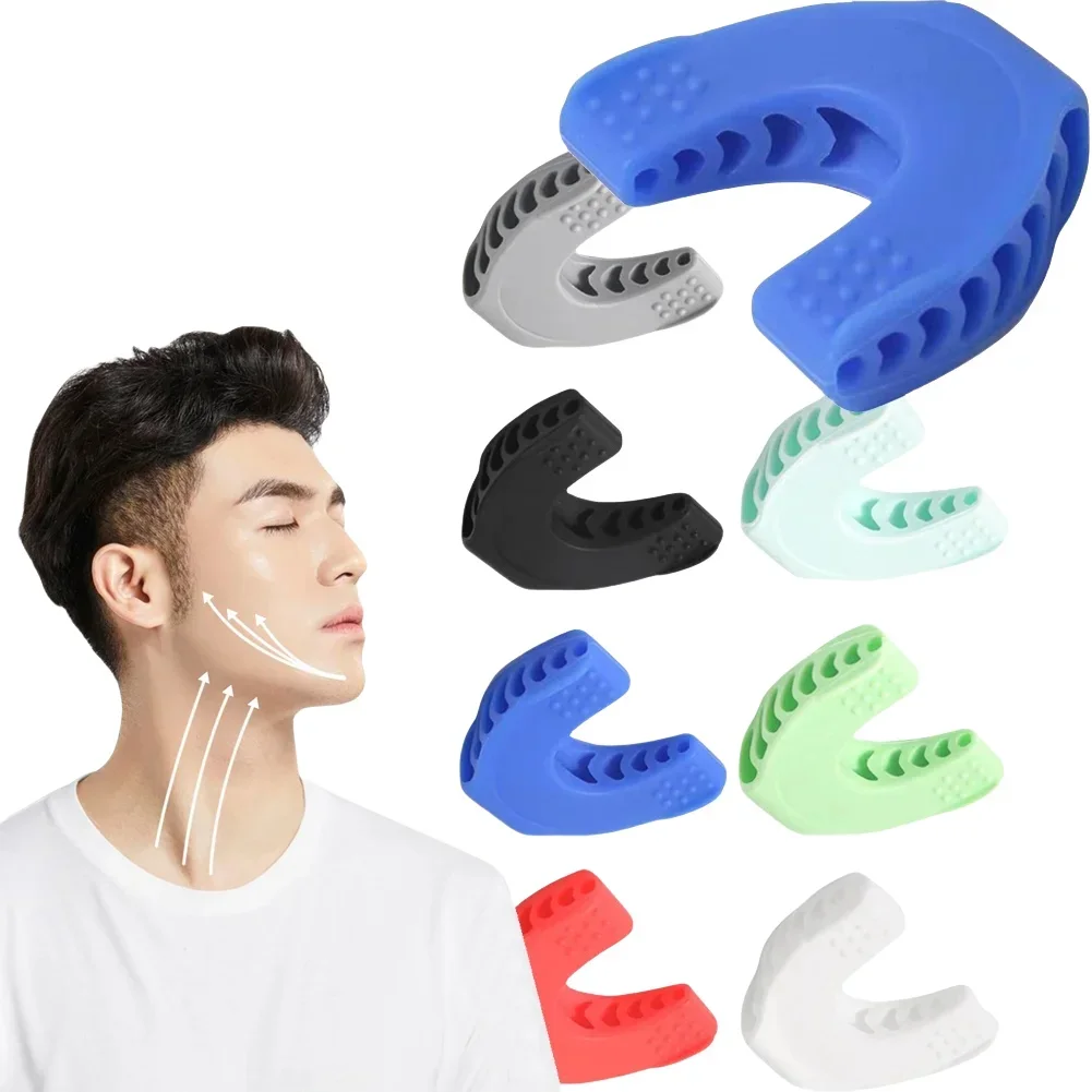 1pcs Facial Muscle Trainer - Silicone Jaw Trainer for Strengthening Masseter Muscles and Defining Jaw Facial Care Tool