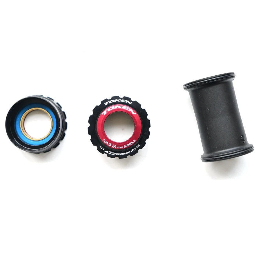 Bicycle BB Ceramic bearing bottom bracket T47 86mm frame type Token BB47V24 86mm 92mm Diameter 24mm TBT ceramic Bearings