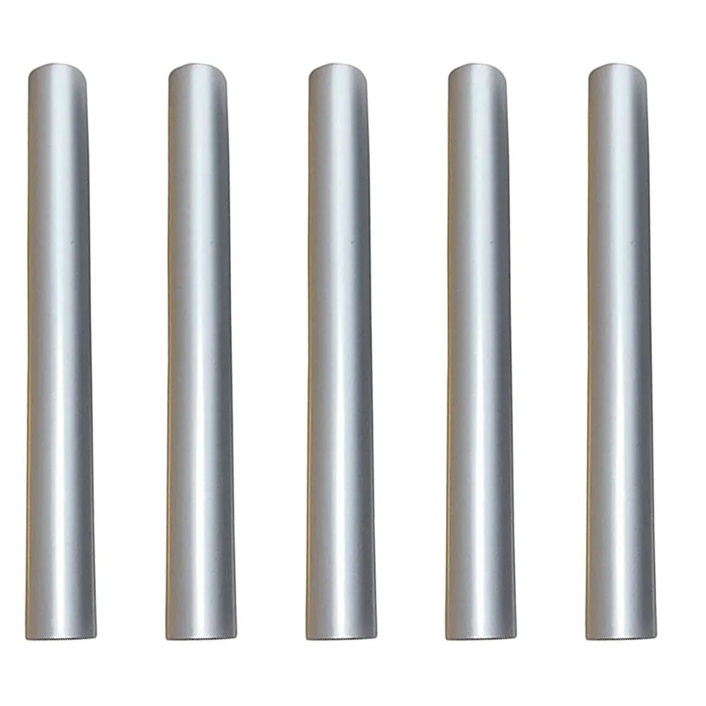 

5 шт., колпачки для ручек для дизайна ногтей, металлический цинковый сплав, защита для маникюрных ручек, светонепроницаемые колпачки для кистей, чехол для кистей для ногтей, поставка для салона