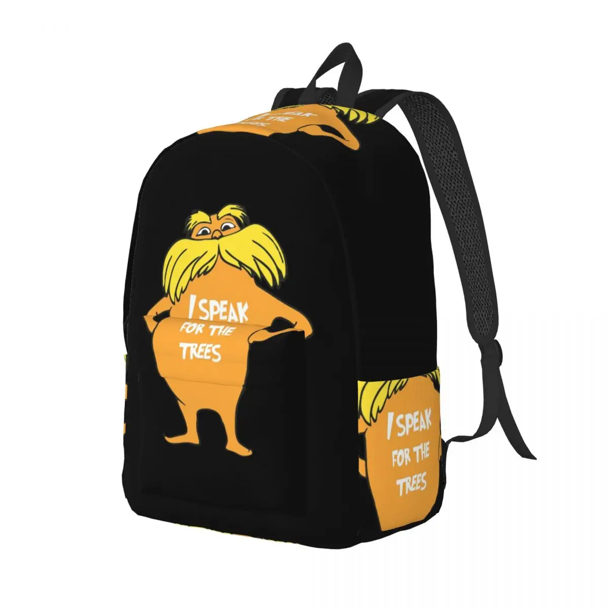 

Lorax I Speak For The Trees So Cute Рюкзак Рюкзак большой вместимости для мальчиков и девочек BookBag Школьная сумка Сумки на плечо для мужчин и женщин