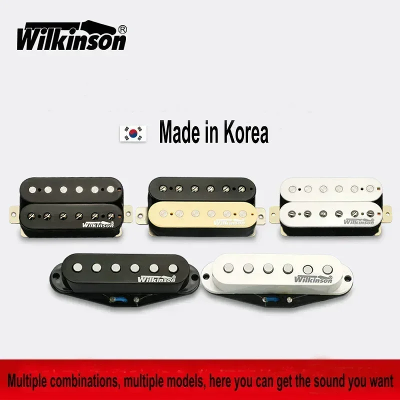 Guitar Pickups Original Wilkinson Alnico V Humbucker Pickups, Single coil Pickups ,Metal rock Pickups Made in Korea