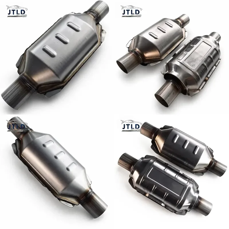 Universal Catalytic Converter Pack OBDII Standard Stainless Steel Exhaust Catalyst Assembly for Car Repair