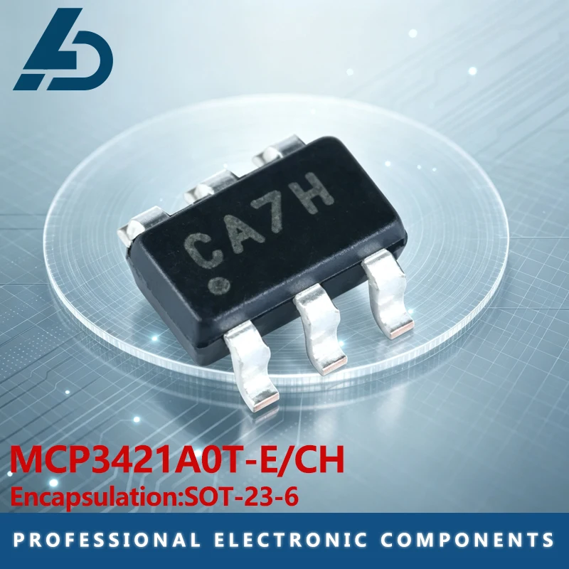 10piece 100% New MCP3421A0T-E/CH MCP3421A0T MCP3421 MCP3425A0T-E/CH MCP3425 CQ37 CQ.. SOT-23-6  Analog to digital converter chip