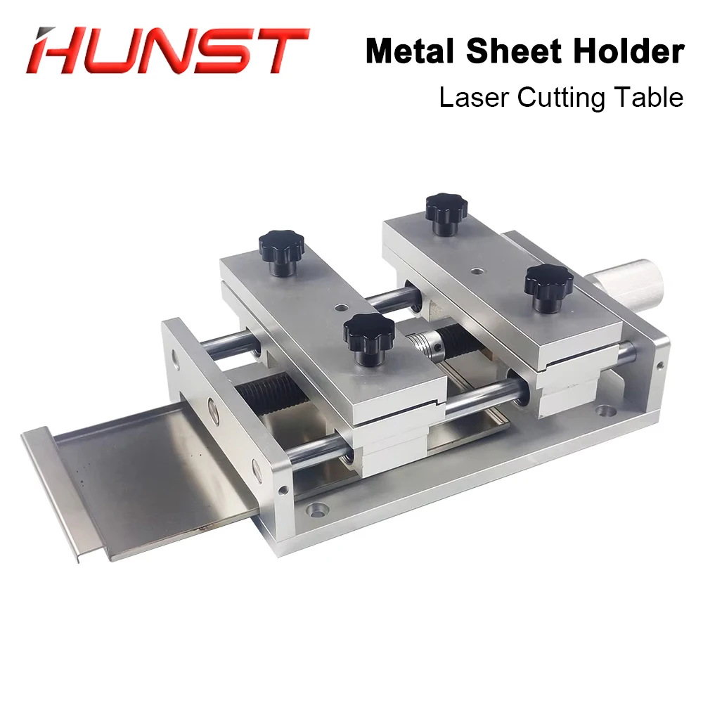 HUNST Fixture Worktable for Laser Marking Cutting Engraving Machine Gold Silver Metal Ceramics Clamp Table Thin Foil Holde