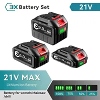 21V 18V Battery Rechargeable 3000mah 6000mah 9000mah Lithium Ion Battery 388VF Li-ion Battery For Makita Electric Power Tool