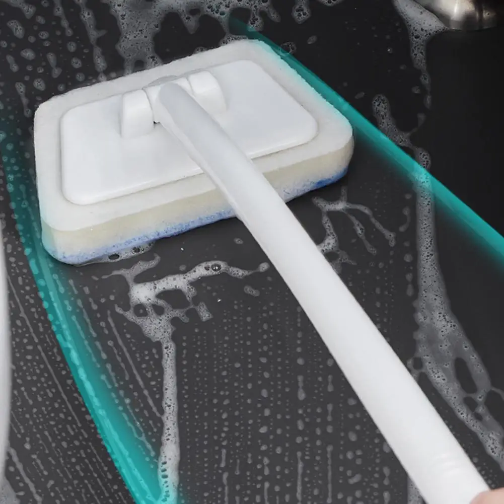 Window Cleaning Mop Glass Cleaner Wash Brush Floor Brush Bathtub Brush Demountable Wall Tile Brush Long Handle Decontamination