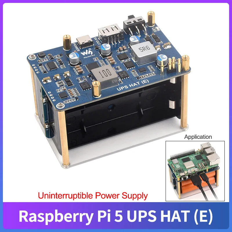 ups-hat-e-5v-6a-無停電電源装置-raspberry-pi-5-4b-3b用-ポゴピンコネクタ対応-4x-21700リチウム電池対応