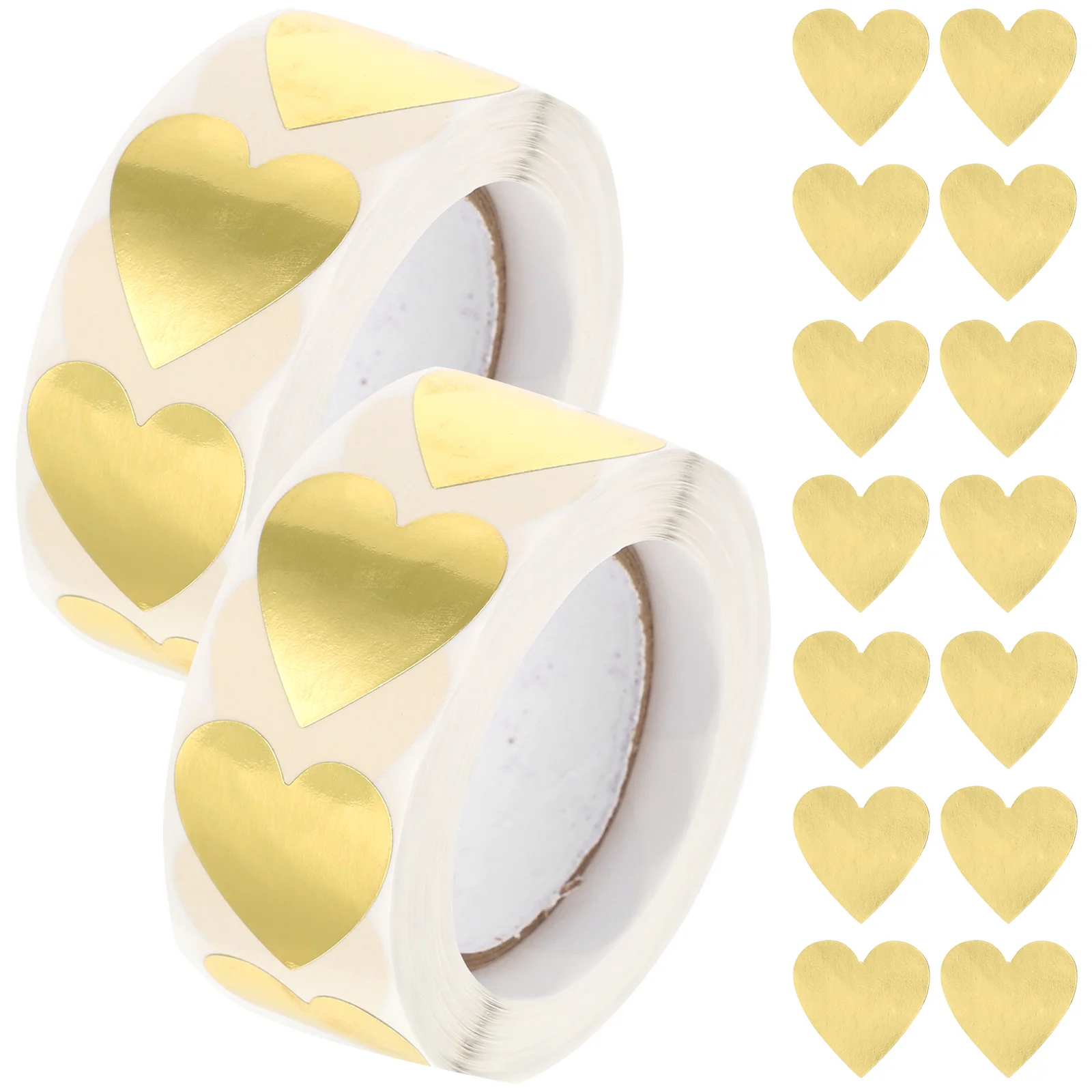 

Heart Shaped Stickers Wedding Adhesive Labels Envelope Sealing Gift Tags DIY Supplies Folder Label