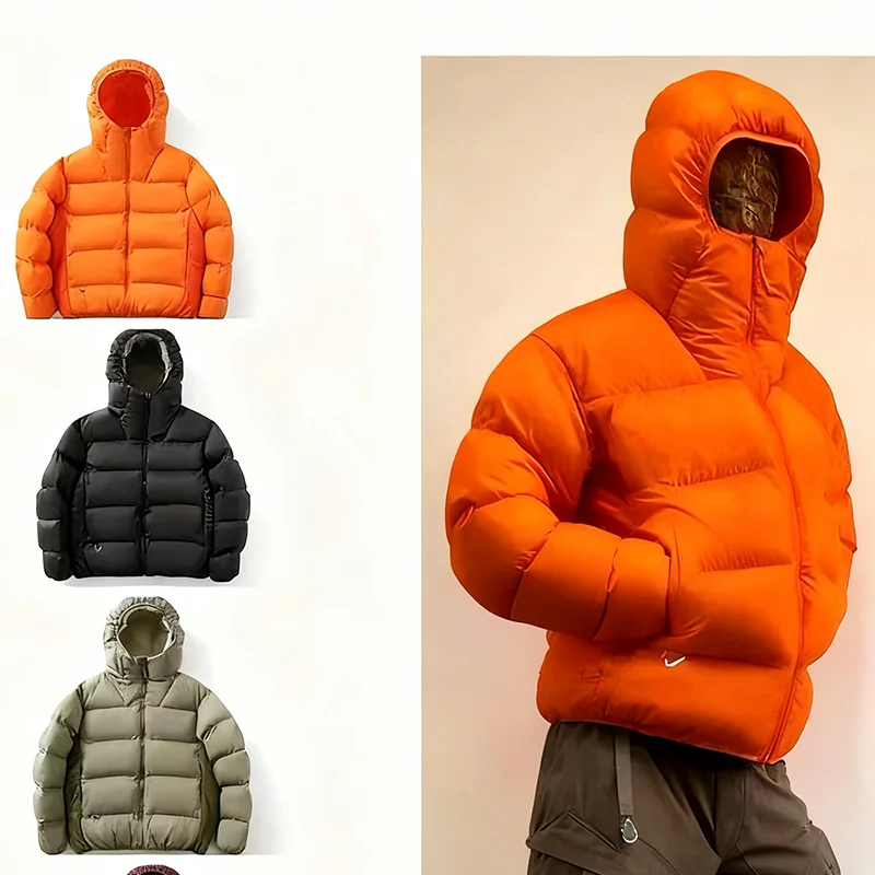 

Winter New Thickened Warm Hooded Cotton-padded Jacket Couple Men's Women's Breadwear Urban Outdoor Coat Cotton-padded Jackets