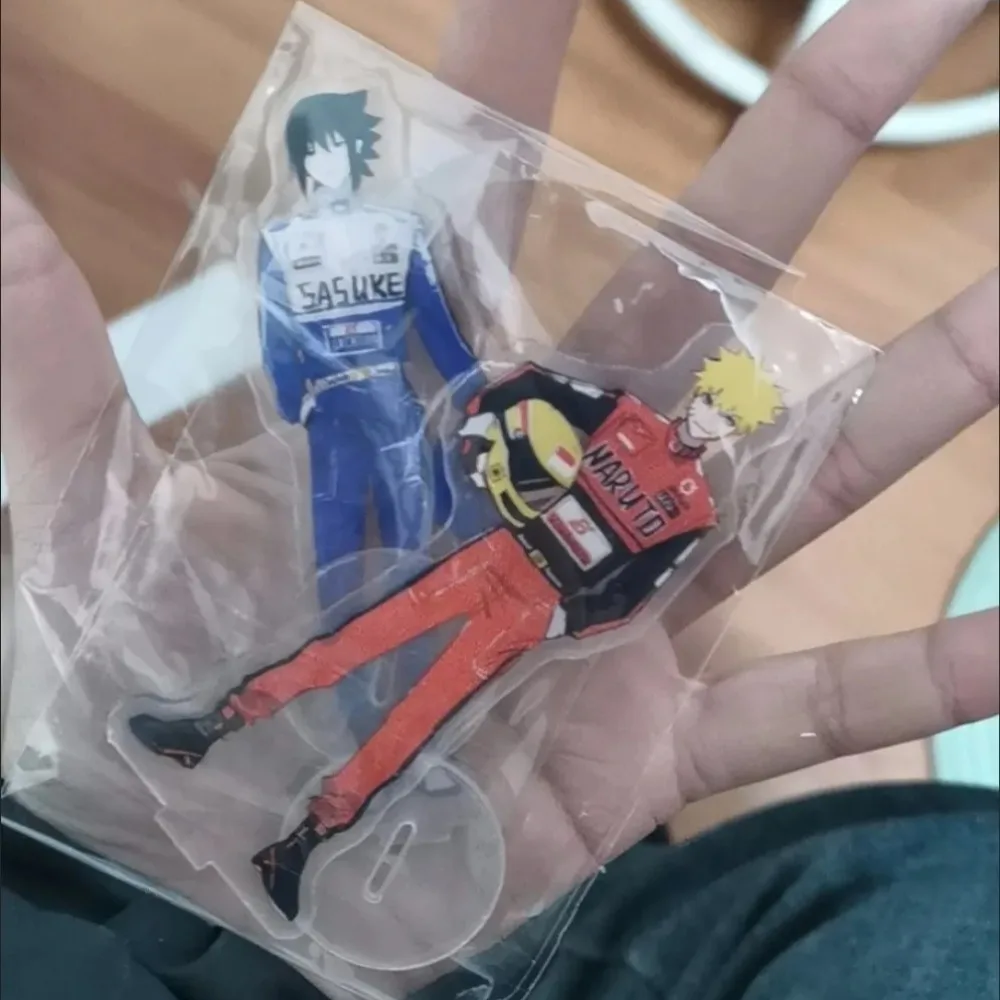 NARUTO Akrilik Berdiri Gambar Uchiha Sasuke Uzumaki Naruto Anime Perifer Lucu Orisinalitas Baju Balap Pemodelan Desktop Ornamen