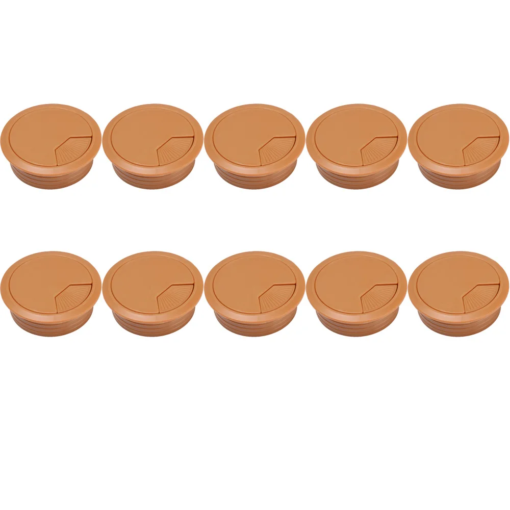 

Quality ABS Desk Computer For Home Office Thread Organizer Cable Hole Cover Line Hole Cover Table Grommet Wire Storage Rack