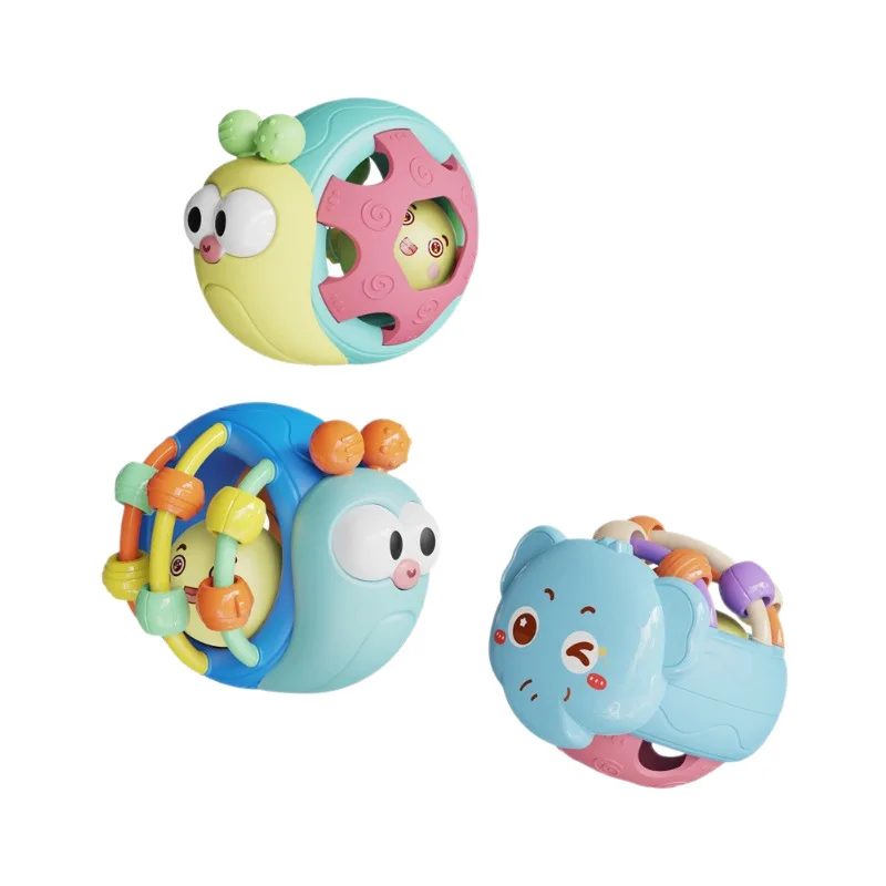 يده الحلزون الطفل حشرجة الموت ألعاب تعلم المبكر هدية التسنين للمضغ والتسنين تطور مهارات السمع والإمساك الرضع #6