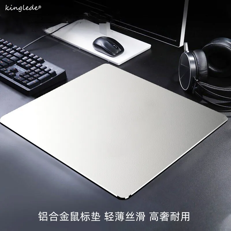 

E-sports Aluminum Mouse Pad Customization Office Portable Waterproof Stain-resistant Metal Mouse Pad Office Accessories Gift