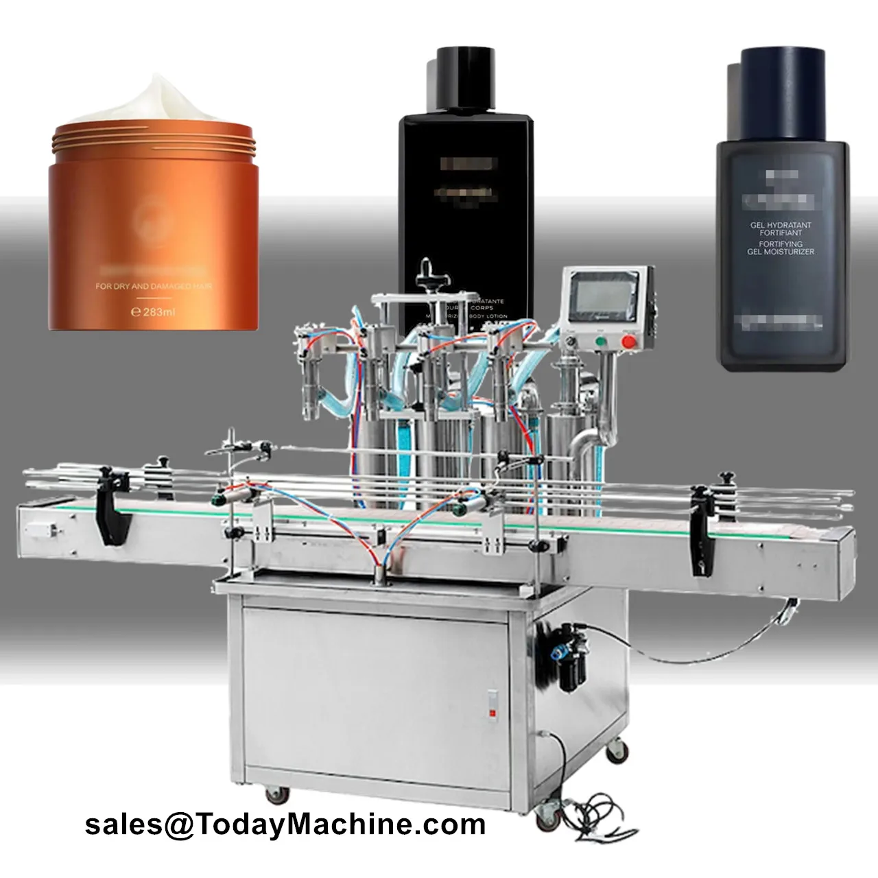 Automatic 30ml Cosmetic Perfume Lotion Glass Plastic Bottle Filling Machine Production Line