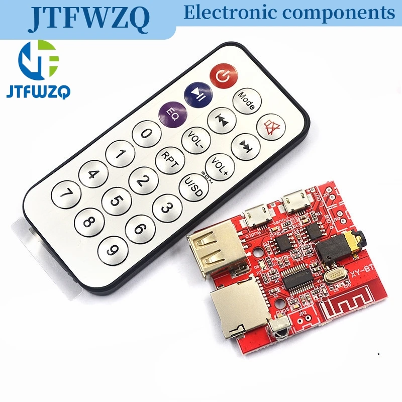 3 واط سيارة بلوتوث 4.1 MP3 WAV فك مجلس مكبر الصوت وحدة استقبال الصوت دعم USB/TF/U-DISK/IR التحكم عن بعد الأحمر #3