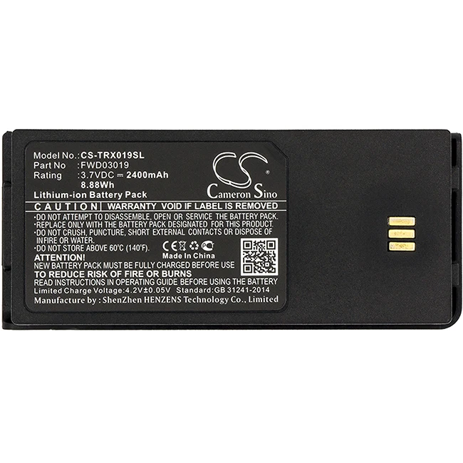 Cameron Sino 2400mAh Battery For Thuraya FWD03019  TH-01-XT5 XT Dual