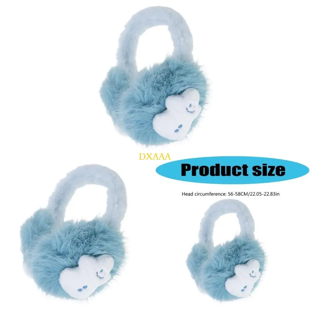 dxaa-aquecedores-ouvido-pelucia-tema-boneco-neve-protetores-ouvido-acessorio-inverno-para-criancas-adultas