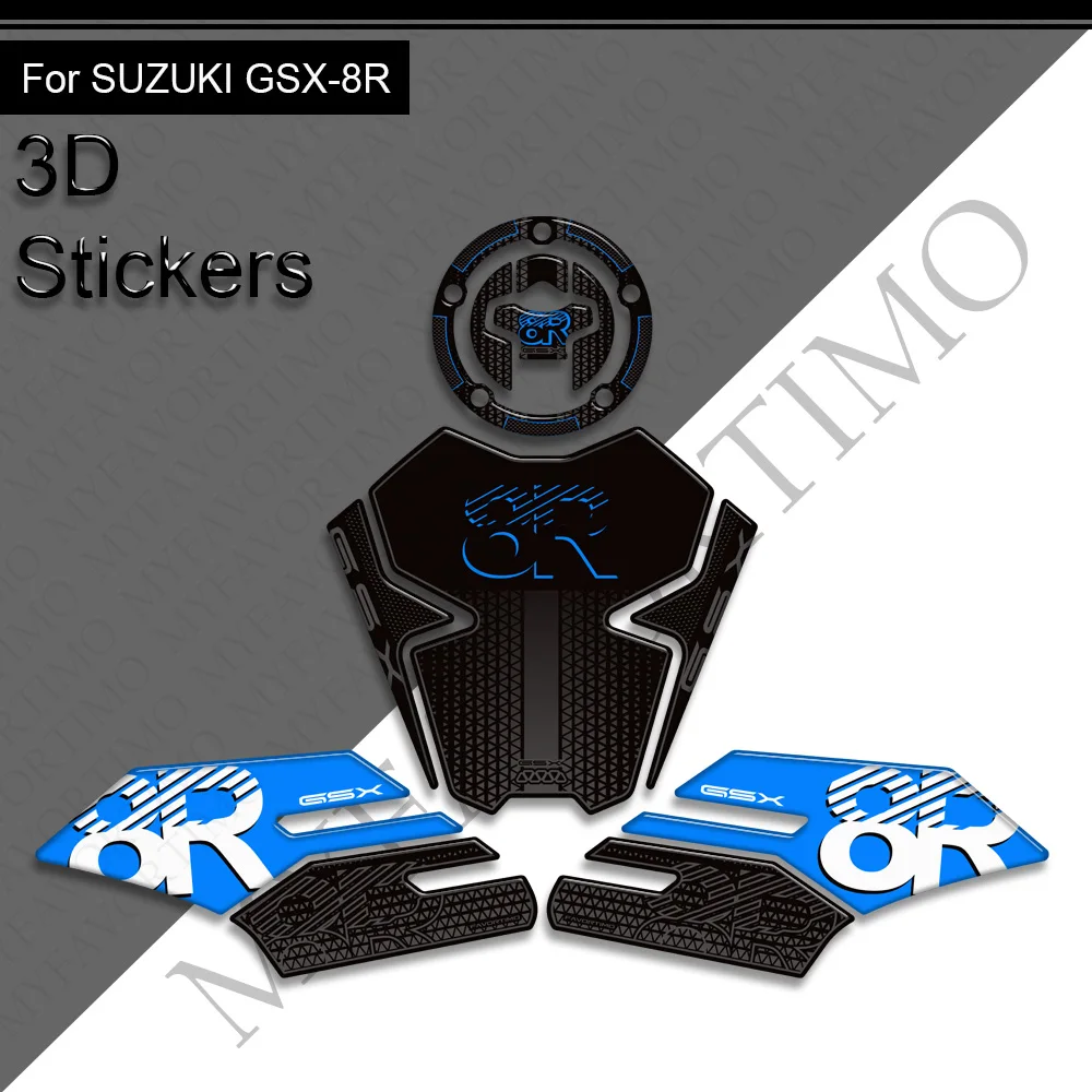 For Suzuki GSX-8R GSX 8R GSX8R Motorcycle Tank Pad Side Grips Gas Fuel Oil Kit Knee Protection Stickers Decals 2024 2025