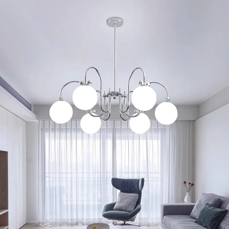 

Bauhaus Interior Decor Light Fixtures Nordic LED Loft Chandelier Bowknot Medieval Study Bowknot Bedroom Living Room Pendant Lamp