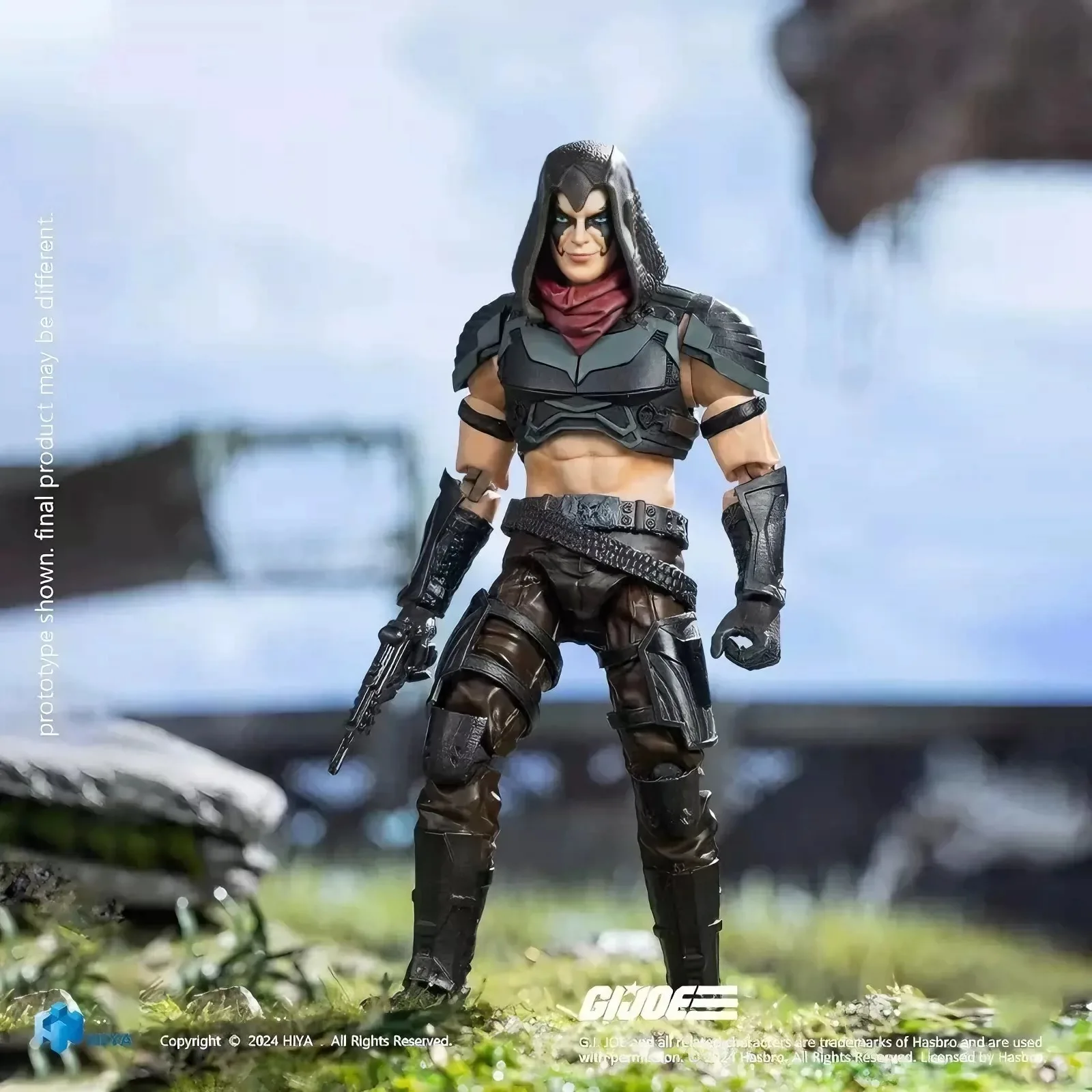 In Stock HIYA 1/18 Hooded Mercenary Tactical Military Action Figure Disguise Master Mask Prop Toy
