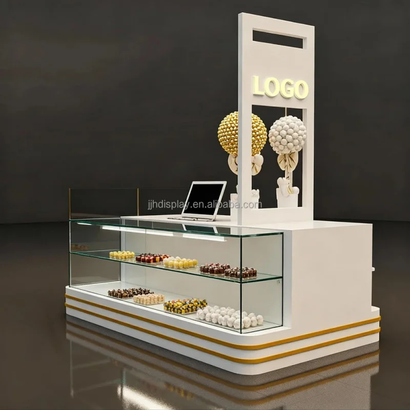 custom.Custom Display Cabinet Dried Fruit Island Counter Shopping Mall Snack Candy Room Point Showcases Candy and Chip Kiosk
