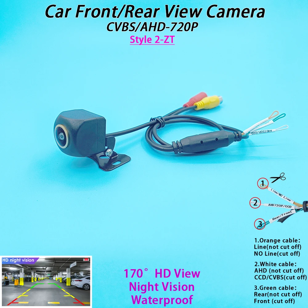 AHD 1080P Dynamische Trajektorien-Rückfahrkamera für BMW 1er 6er Serie F6 F12 F13 F20 F21 E63 E64 E81 E87 E85 E86 Auto AHD720P CVBS – Detail 6