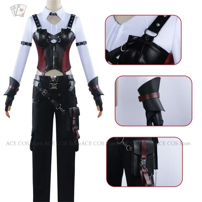Love and Deepspace Hunter Protagonista Eroina You Costume Cosplay Parrucca Evolver Anime Abiti Cosplay Halloween Donna Vestito operato