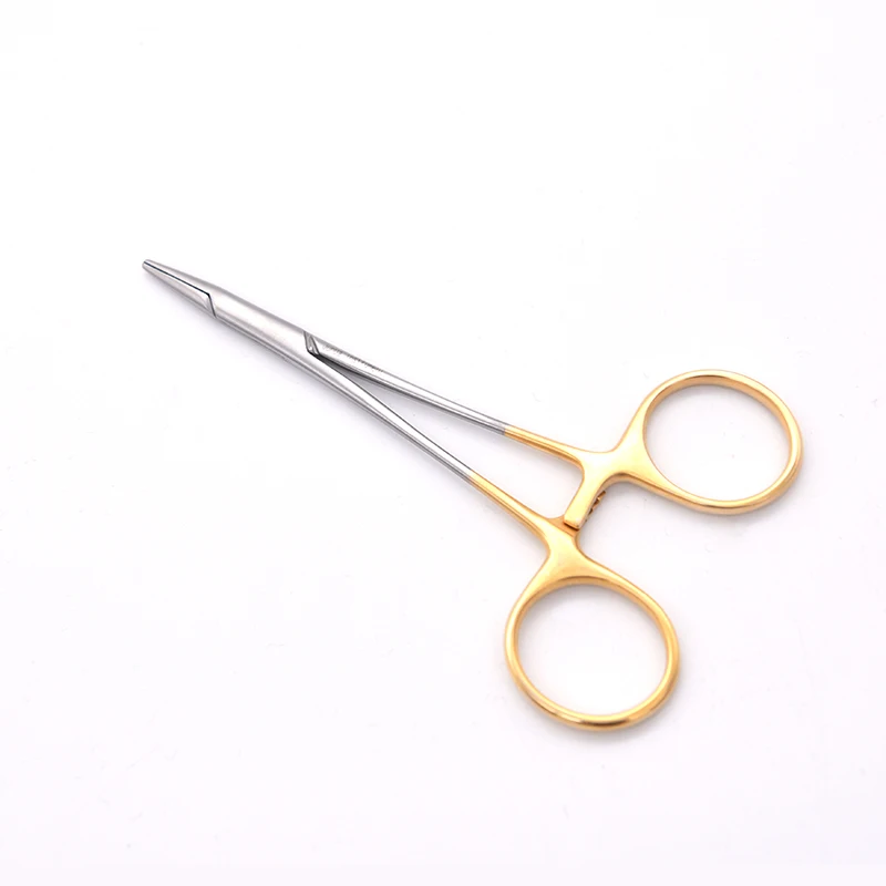 Gold Handle TC Needle Holder Mayo Hegar Needle Holder