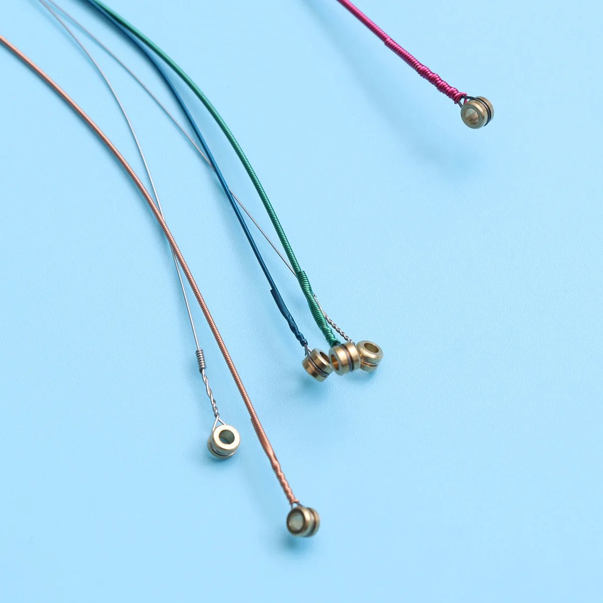 

Colorful Guitar Strings Stainless Steel Wire For Acoustic Folk Classic Guitar Music Instruments Parts Accessories