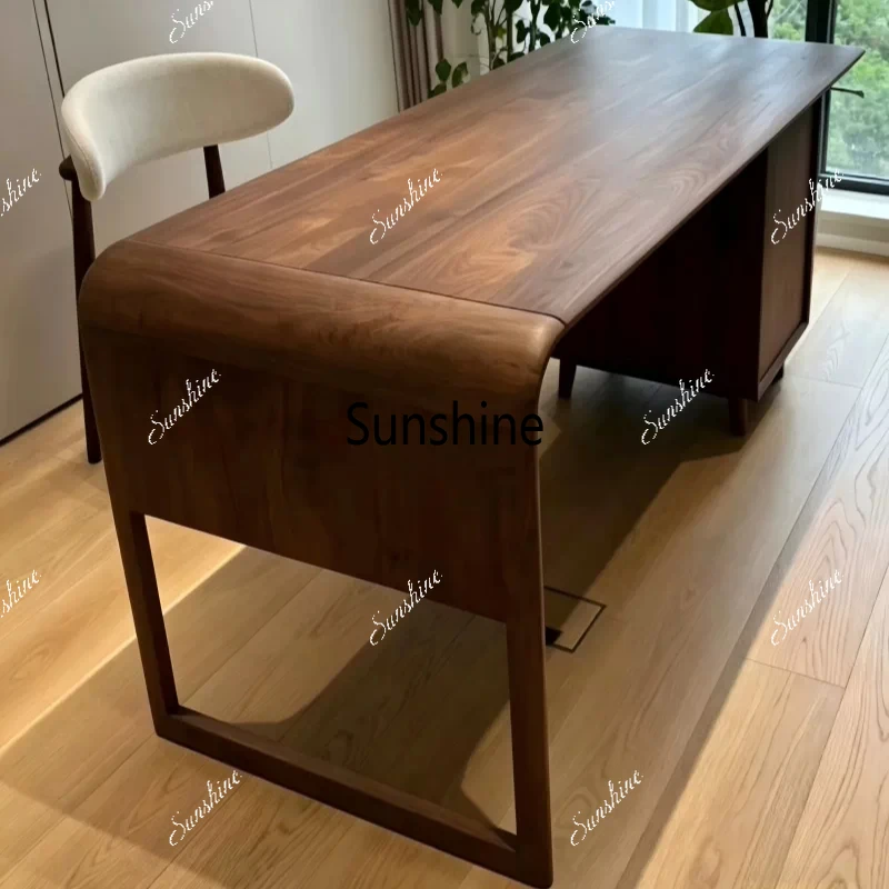 

Minimalist solid wood calligraphy table High-end Sinology Chinese painting table Office reception table