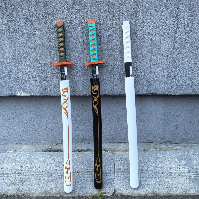 

72-сантиметровый меч-катана «Истребитель демонов» (Кимэцу но Яиба), аниме-меч ниндзя, реквизит для косплея, игрушечный меч самурая Кочо Шинобу