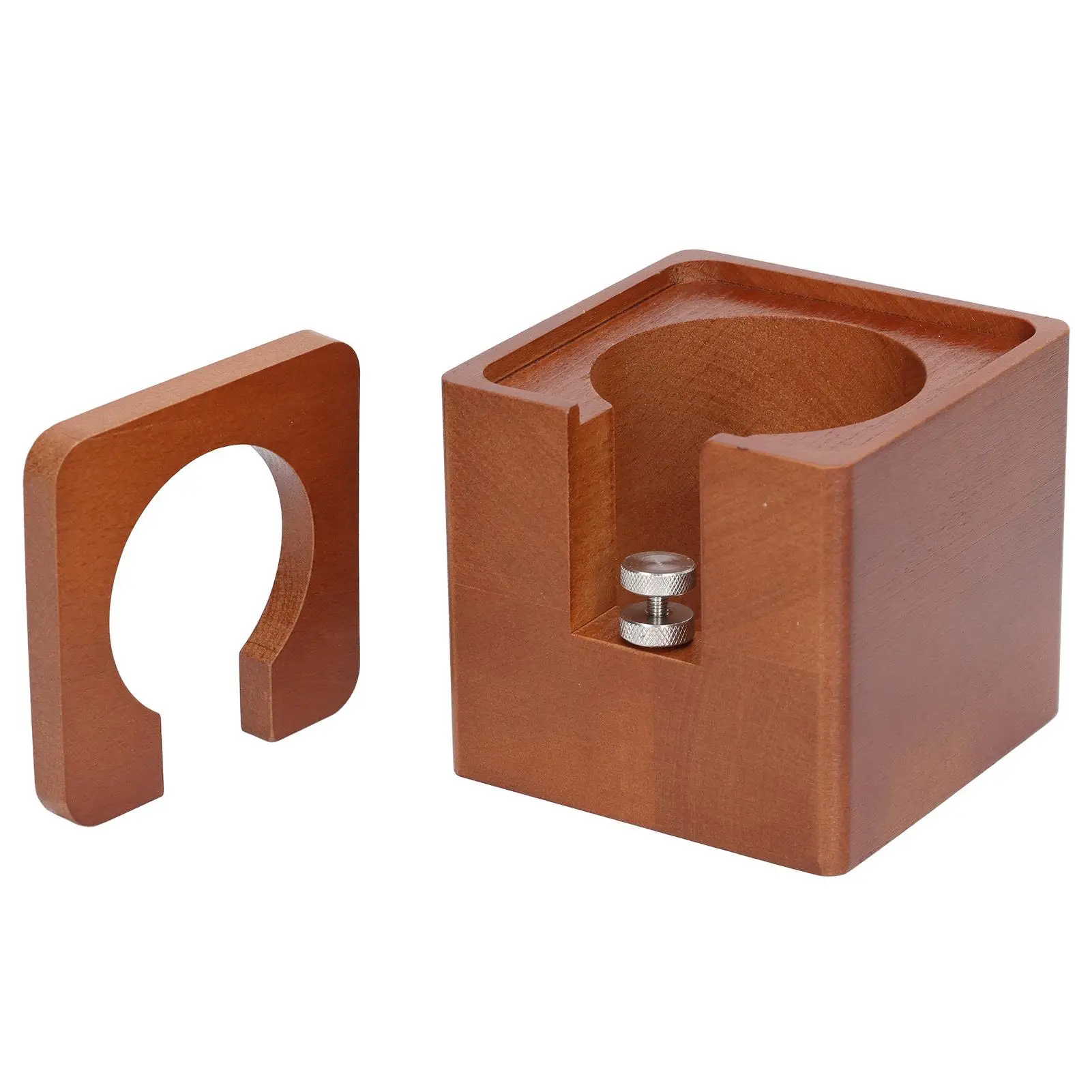 

for 51mm 54mm 58mm Coffee Portafilter Wood Holder Stand Tamping Station